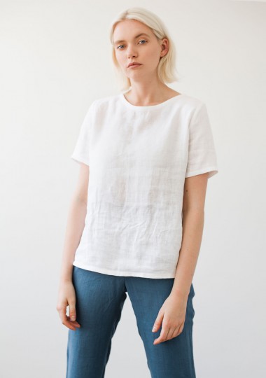 linen tee shirt womens