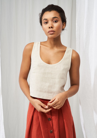 seidstafir, Tops, Linen Bralette