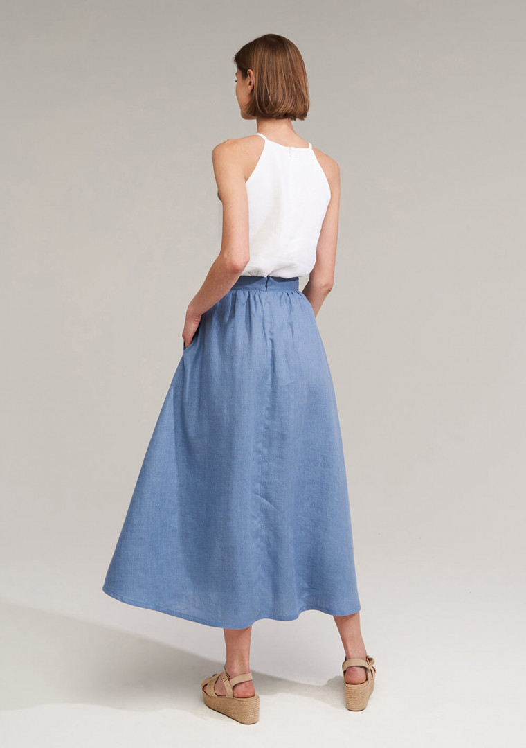 Linen maxi skirt Shay 2