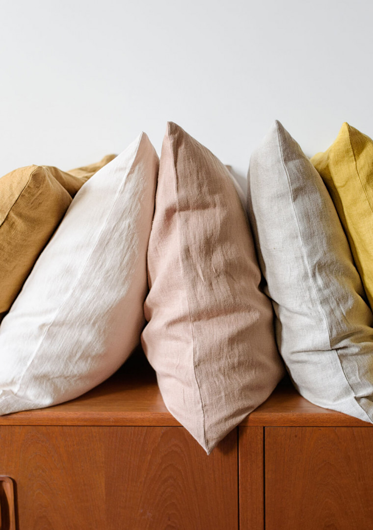 Linen pillow cover 1