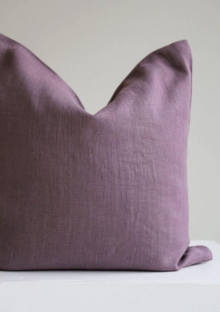 Softened linen pillow cover 5