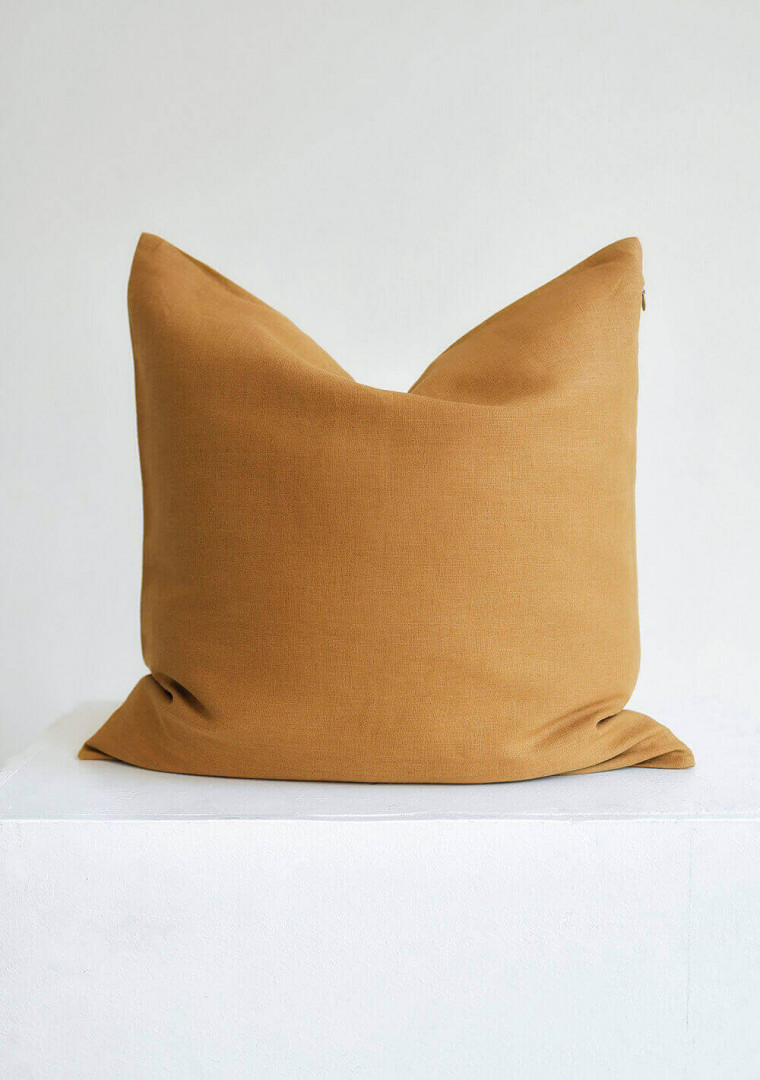 Natural linen pillow cover 6