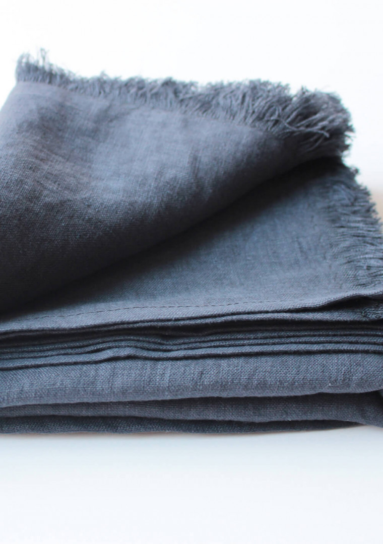 Linen throw blanket 3