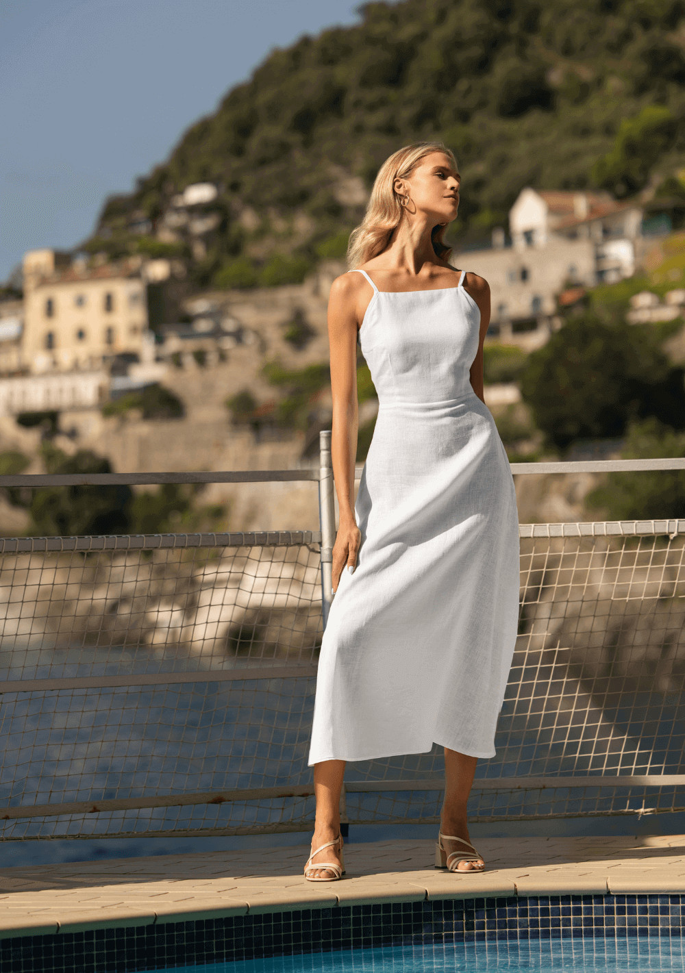 Linen dress Cassidy in maxi length