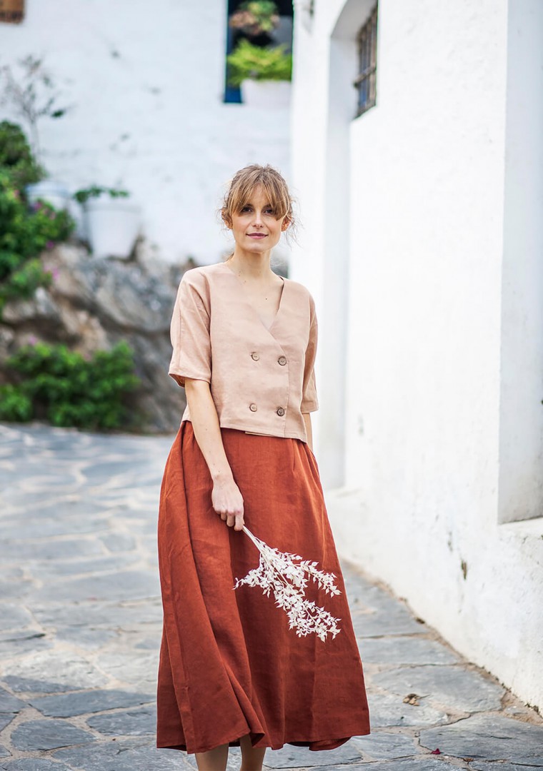 Linen skirt Florence 3