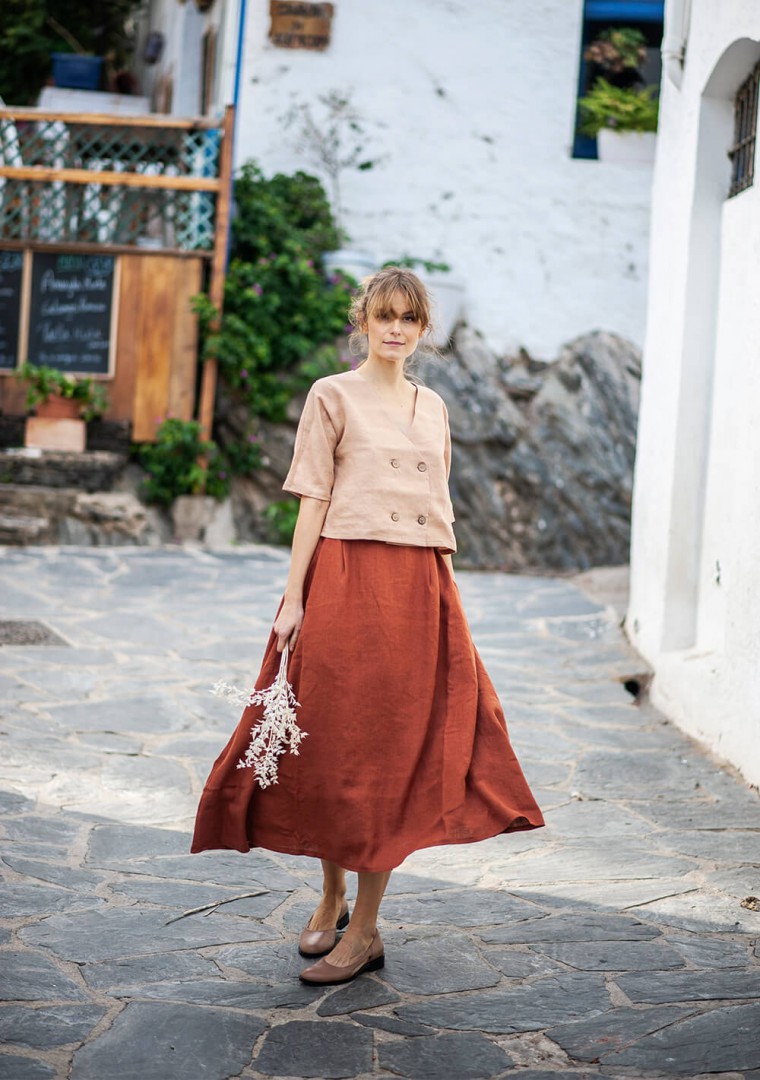 Linen skirt Florence 1