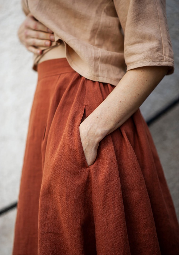Linen skirt Florence 11