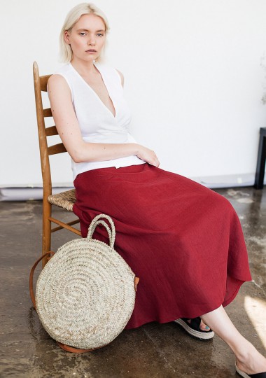 Linen skirt India