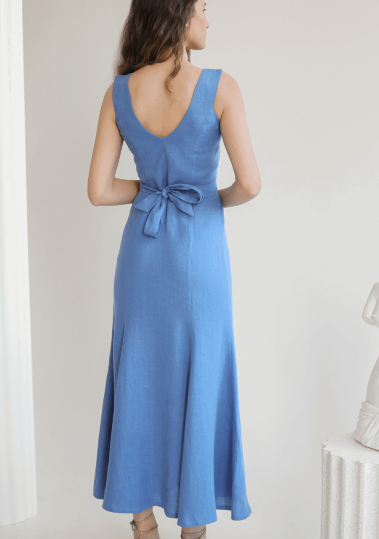 Linen bridesmaid dress Jasmin