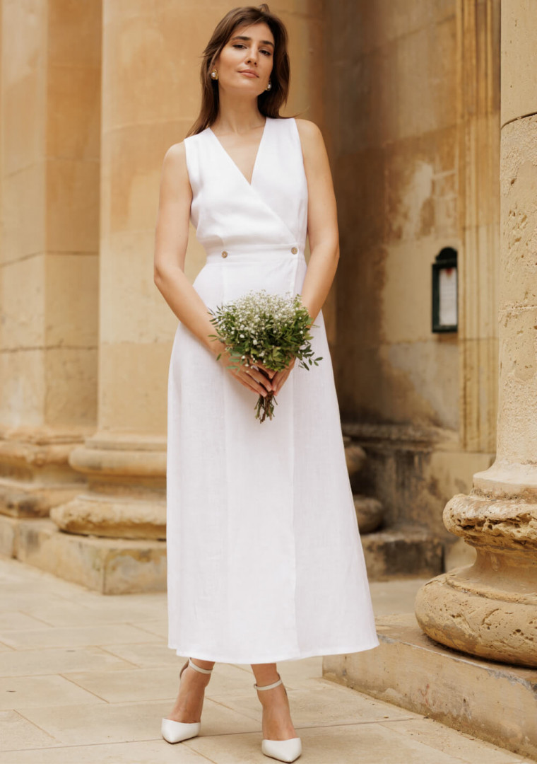 Linen wedding dress Riviera
