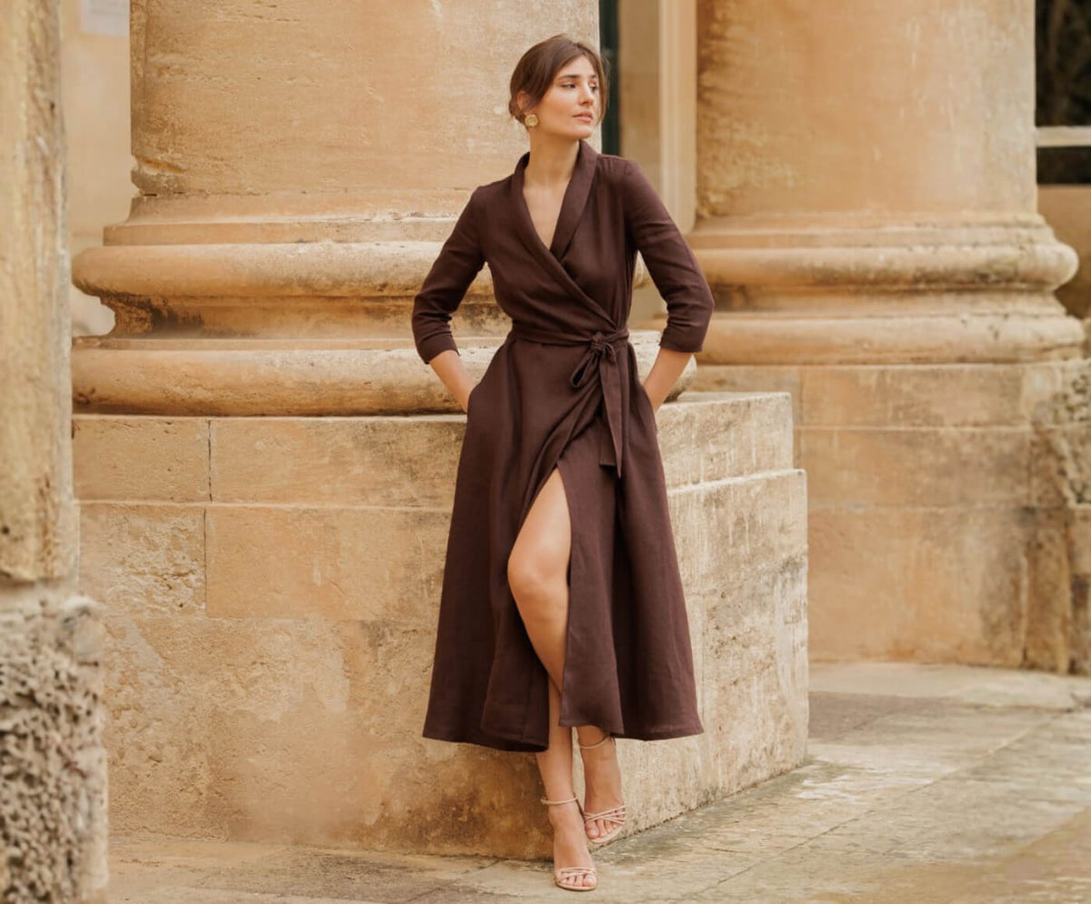 Who invented wrap dresses?