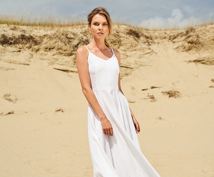 Top 9 White Linen Dresses