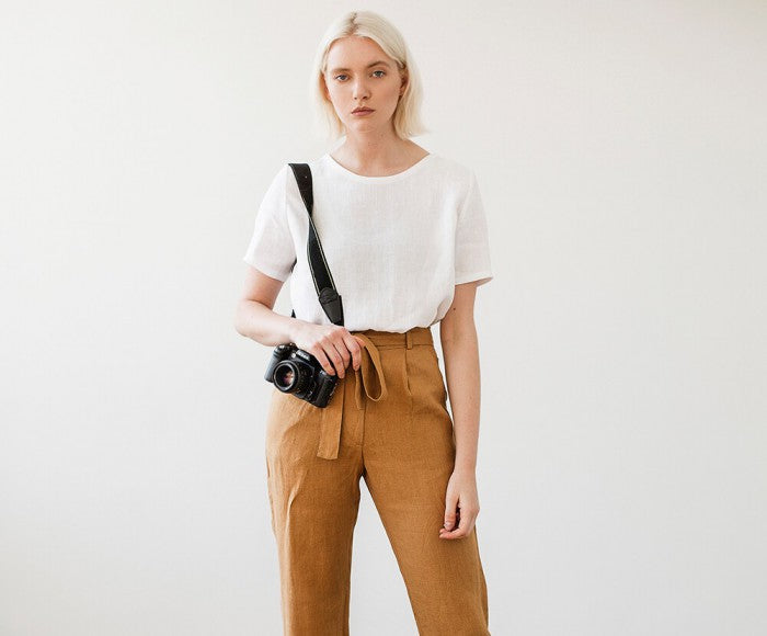 Wardrobe staples from linen