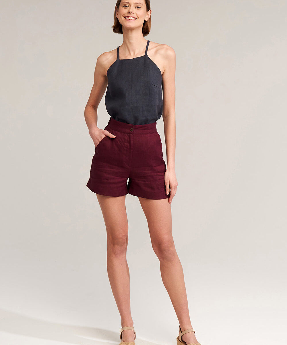 Linen shorts Nikita