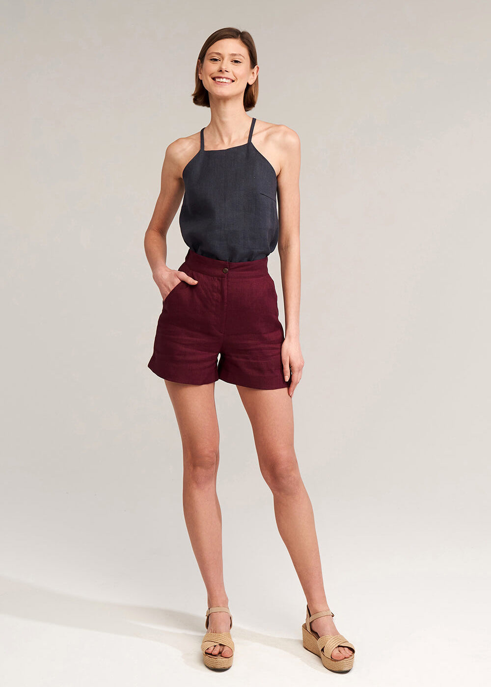 Linen shorts Nikita