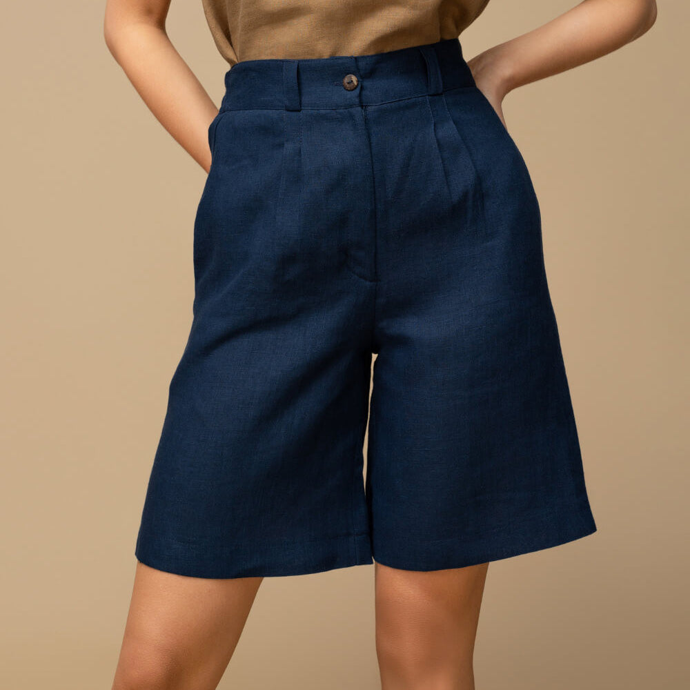 Linen bermuda shorts Gemma