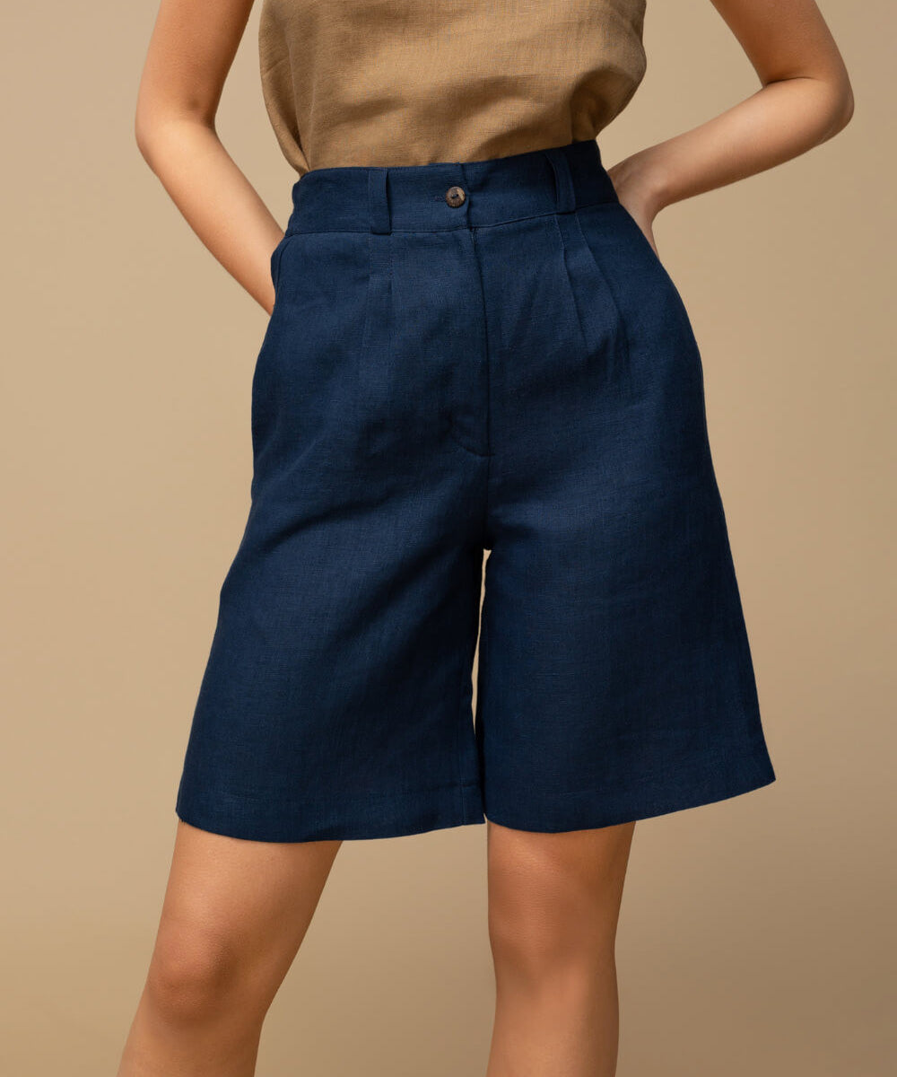 Linen bermuda shorts Gemma