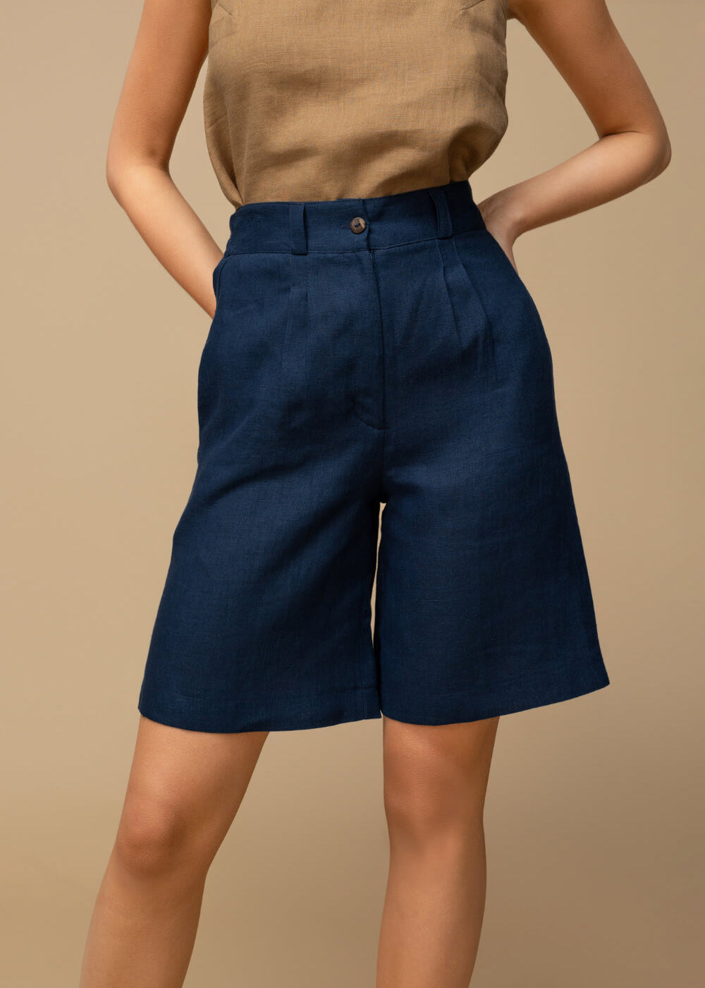 Linen bermuda shorts Gemma