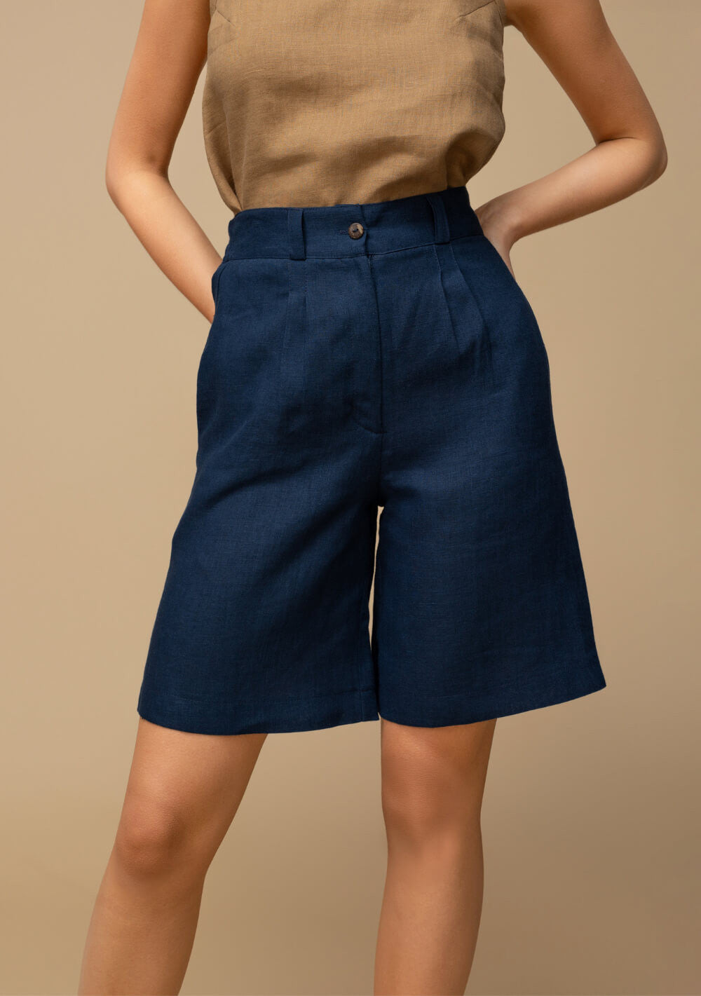Linen bermuda shorts Gemma