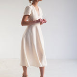 A line linen dress Sicily