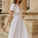 A line linen dress Sicily
