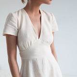 A line linen dress Sicily