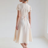 A line linen dress Sicily