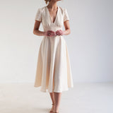 A line linen dress Sicily