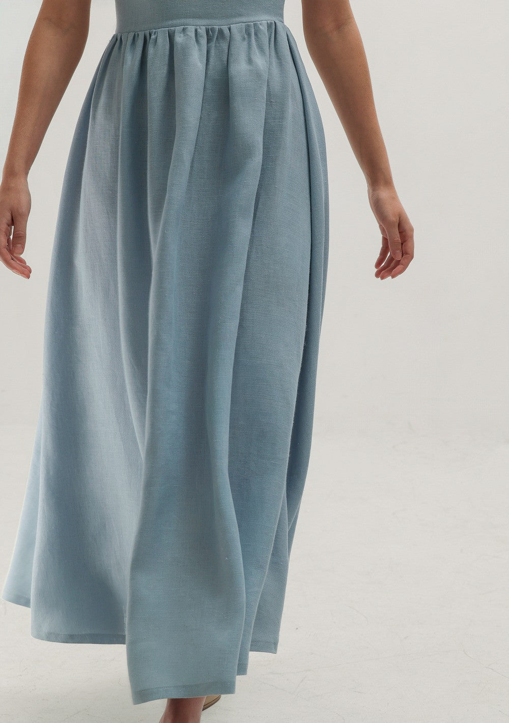 A line summer linen dress Lilly