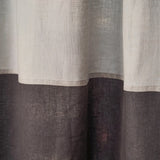 Color block linen curtain in light gray – photo 2