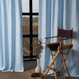 Extra long linen curtain panel – photo 1