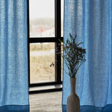 Farmhouse tab top linen curtain – photo 6