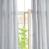 Farmhouse tab top linen curtain – photo 7