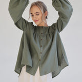 Flare linen shirt Becca