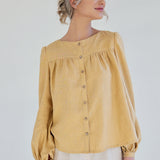 Flare linen shirt Becca