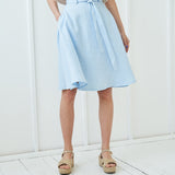Flowy linen midi skirt Reign