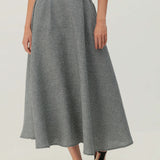 Half circle linen skirt Emilia