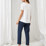 High waisted linen pants Delaney