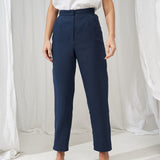 High waisted linen pants Delaney