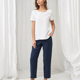 High waisted linen pants Delaney