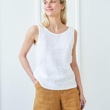 High waisted linen shorts Aspen