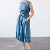 Linen A line dress Chloe