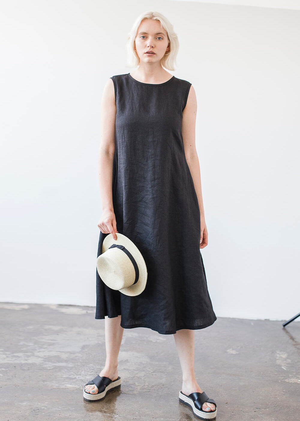 Linen A line dress Chloe
