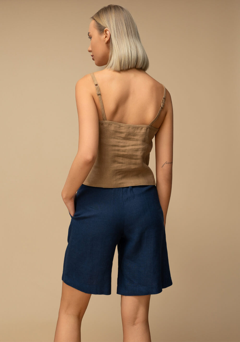 Linen bermuda shorts Gemma