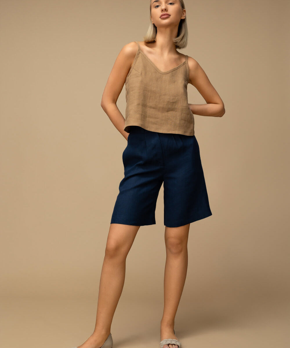 Linen bermuda shorts Gemma