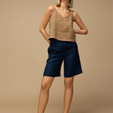 Linen bermuda shorts Gemma