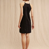 Little black linen dress Mia