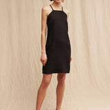 Little black linen dress Mia