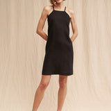Little black linen dress Mia