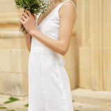 Linen bridal gown Jasmin